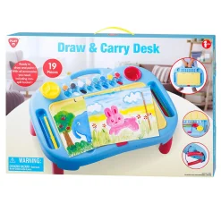 Playgo Draagbare Tekentafelset - 19dlg. Hot