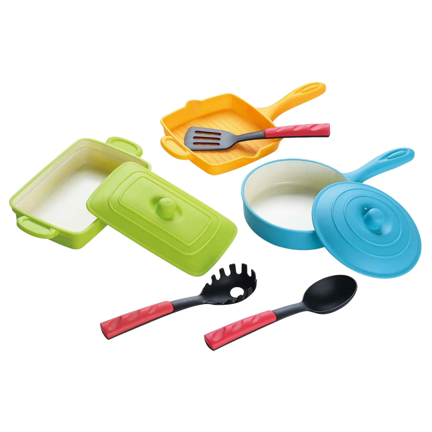 Grilpannen Set met Accessoires - 8dlg.-Playgo Best