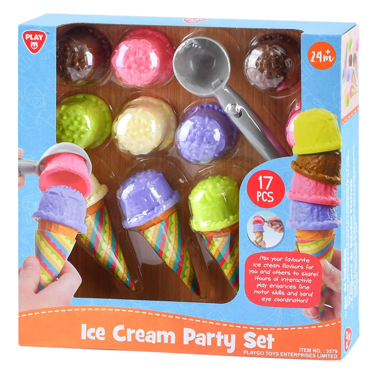 Ijsjes Maken Speelset - 17dlg.-Playgo Discount