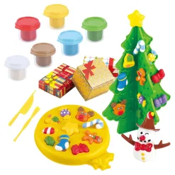 Kerstboom Kleiset - 6 Kleipotjes-Playgo Online