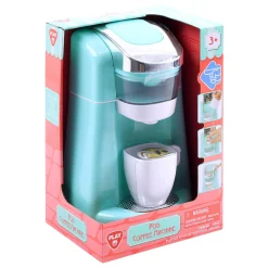 Koffiemachine Blauw met Cups - 4dlg.-Playgo New