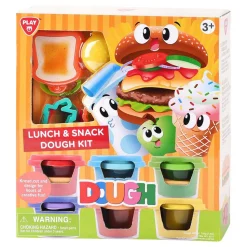 Playgo Lunch en Snoep Kleiset - 6 Kleipotjes Hot