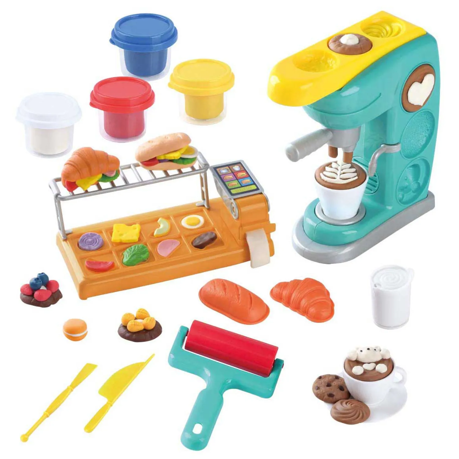 Lunchroom Kleiset - 4 Kleipotjes>Playgo Sale