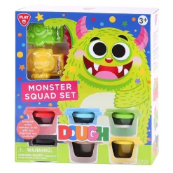 Playgo Monster Bende Kleiset - 6 Kleipotjes Best