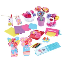 Papier Bloemen Maken Knutselset - 79dlg.>Playgo Online
