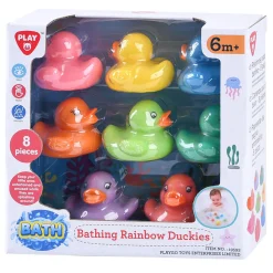 Playgo Regenboog Badeendjes - 8st. Best