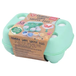Regenboog Eieren Vormensorteerder - 13dlg.-Playgo Outlet