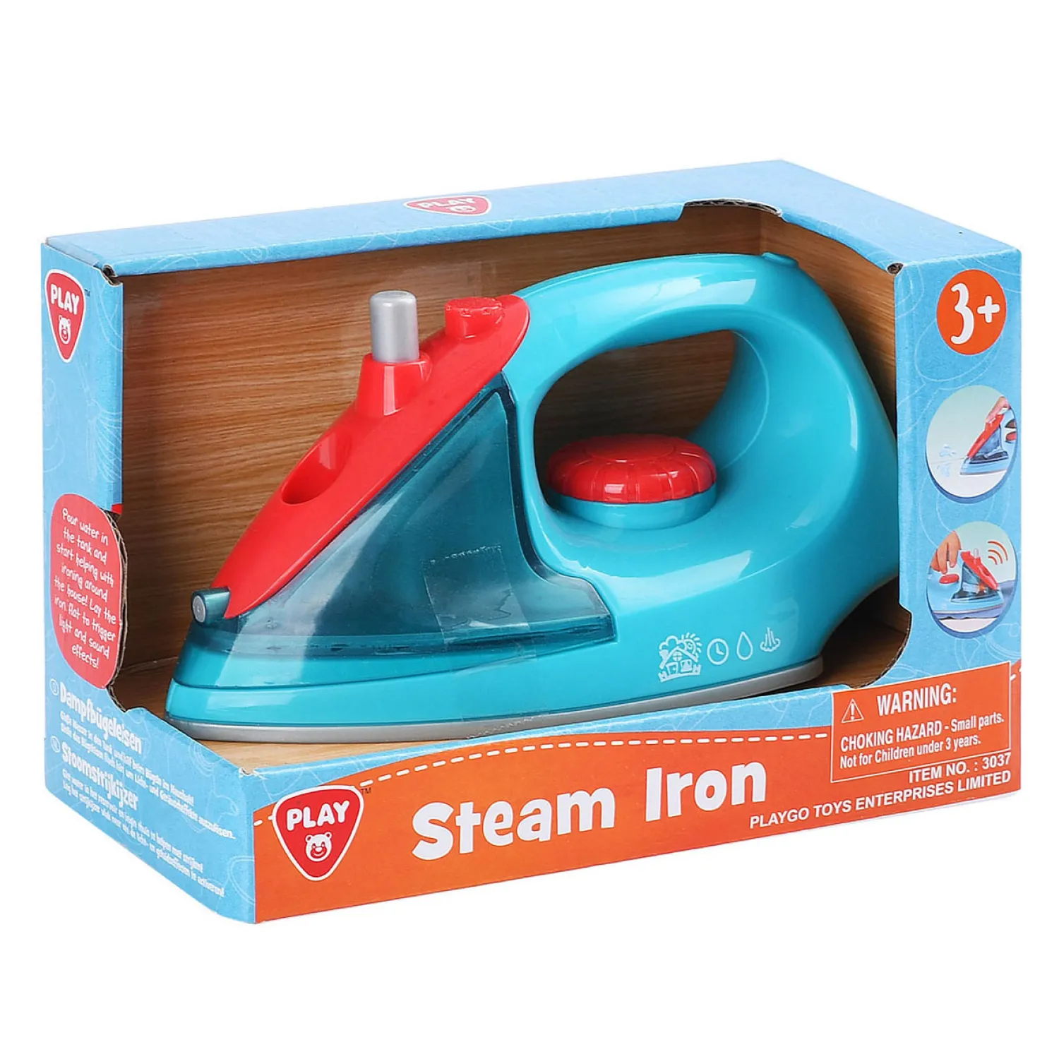 Speelgoed Strijkijzer met Stoomfunctie>Playgo Hot