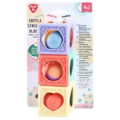 Playgo Stapelblokken met Rammelaar - 3dlg. Discount