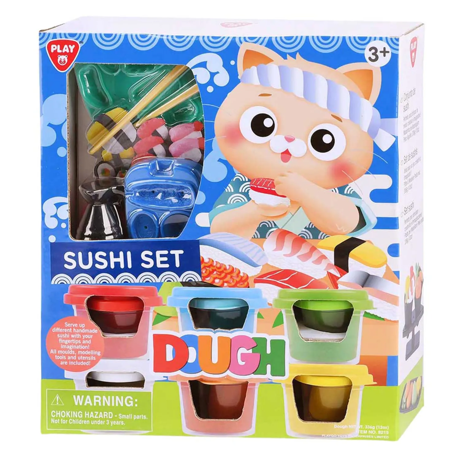 Playgo Sushi Kleiset - 6 Kleipotjes Online