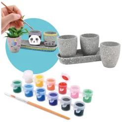 Verf je eigen Cementen Bloempotten - 17dlg.>Playgo Discount