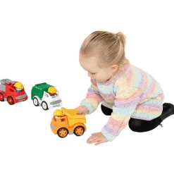 Werkvoertuigen met Figuren Speelset - 6dlg.-Playgo New