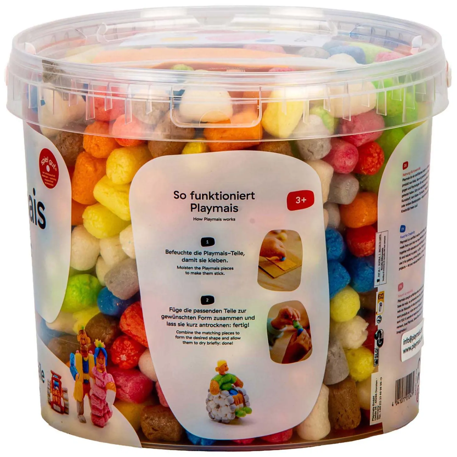 Playmais Basic Emmer (> 600 Stukjes)