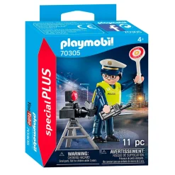 70305 Politieman met Flitscontrole>Playmobil Clearance