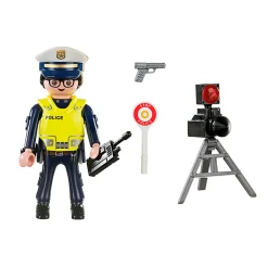 70305 Politieman met Flitscontrole>Playmobil Clearance