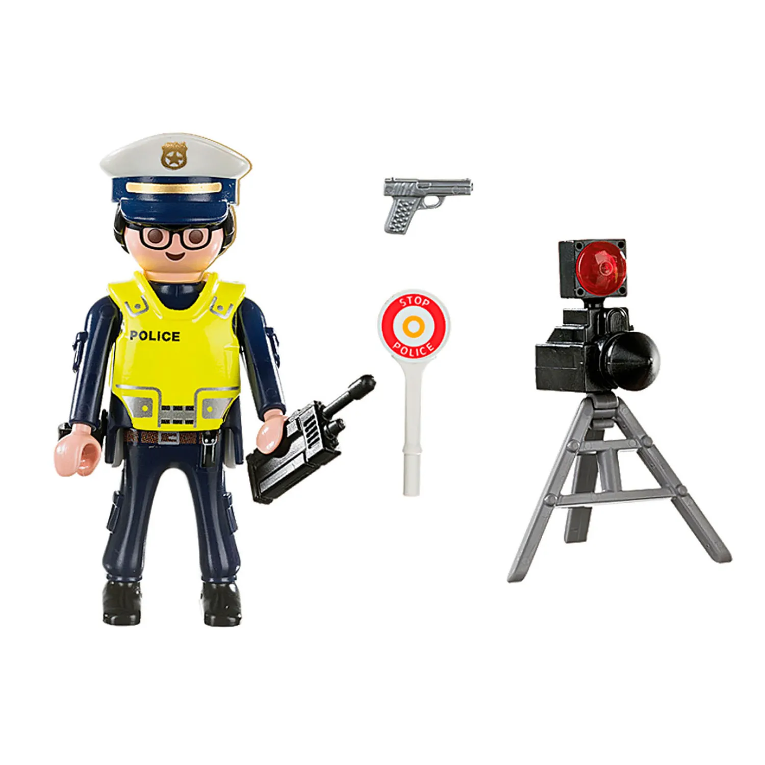 70305 Politieman met Flitscontrole>Playmobil Clearance