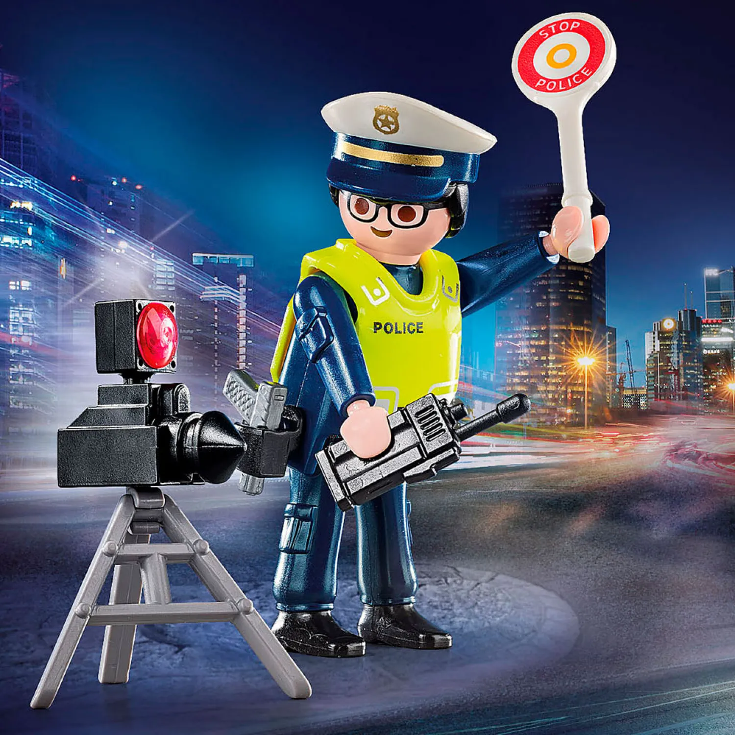 70305 Politieman met Flitscontrole>Playmobil Clearance