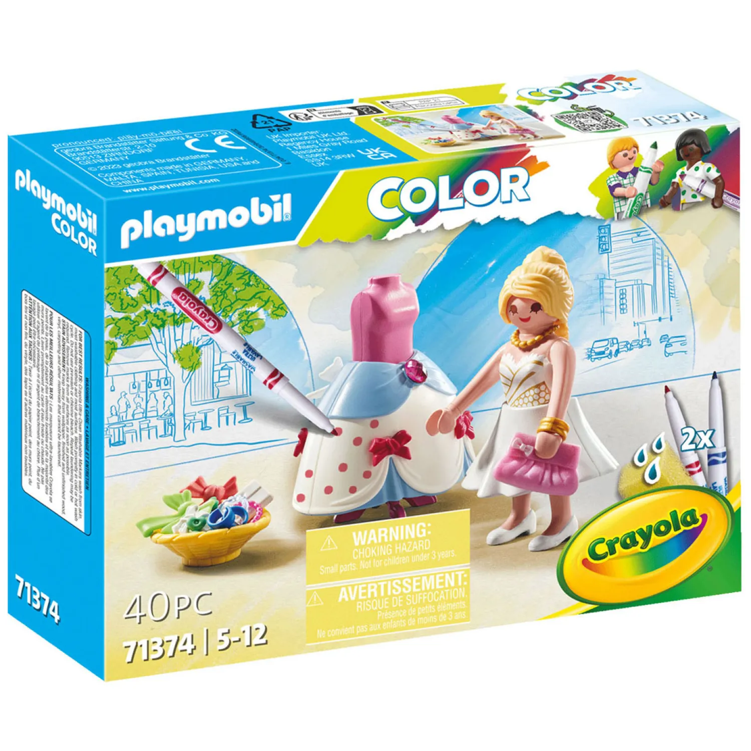 Color Modieuze Jurk - 71374>Playmobil