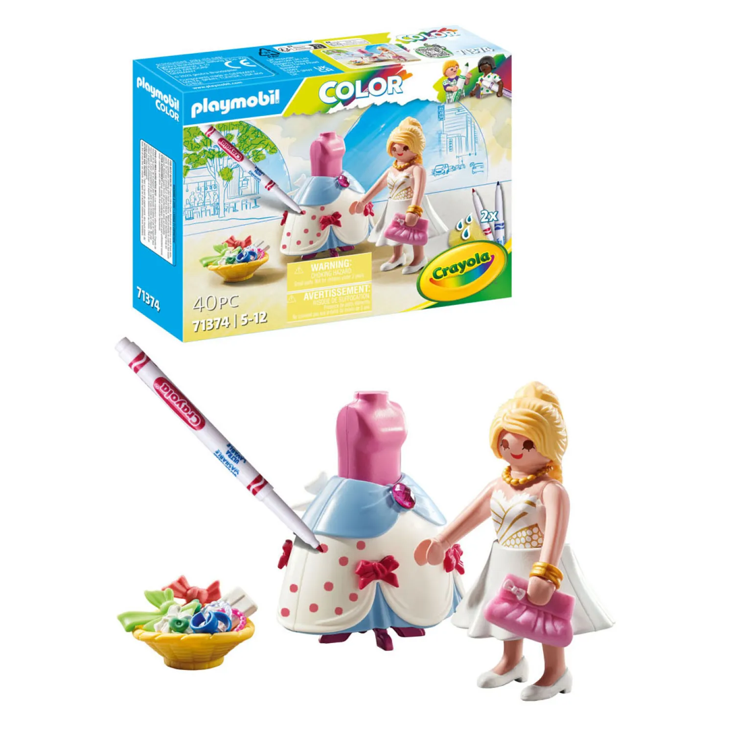 Color Modieuze Jurk - 71374>Playmobil