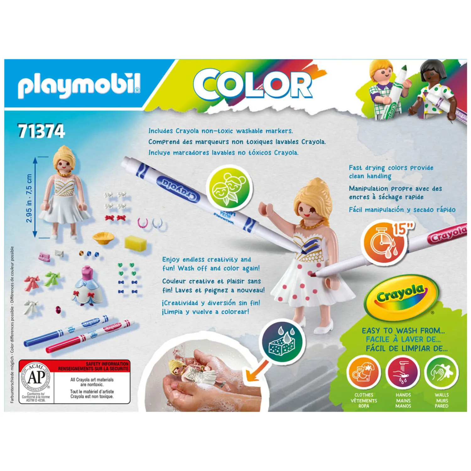 Color Modieuze Jurk - 71374>Playmobil