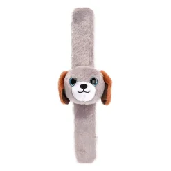 Pluche Klaparmband Hondje Grijs Outlet
