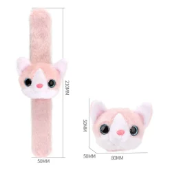 Pluche Klaparmband Katje Roze Discount