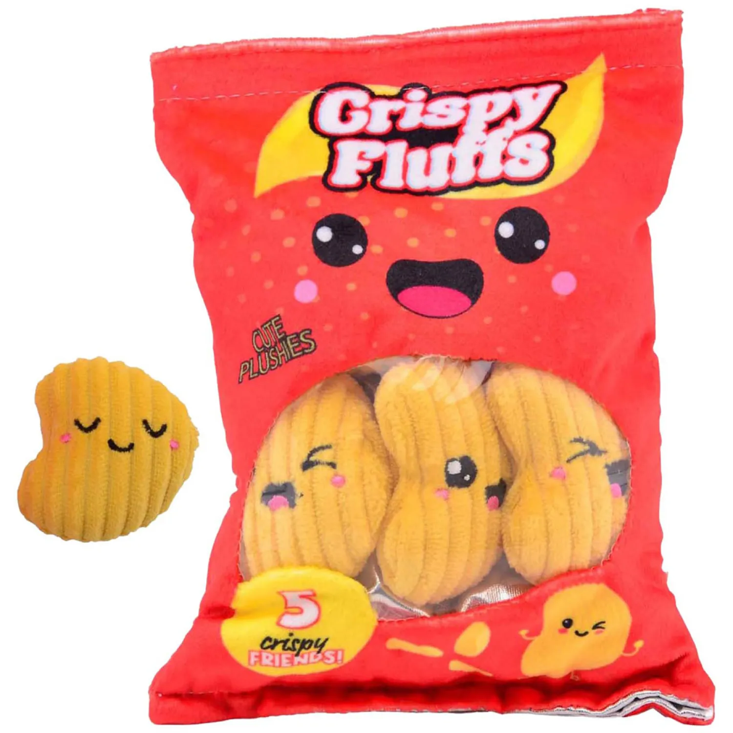 Pluche Snack Zakje - Crispy Fluffs>Johntoy Online