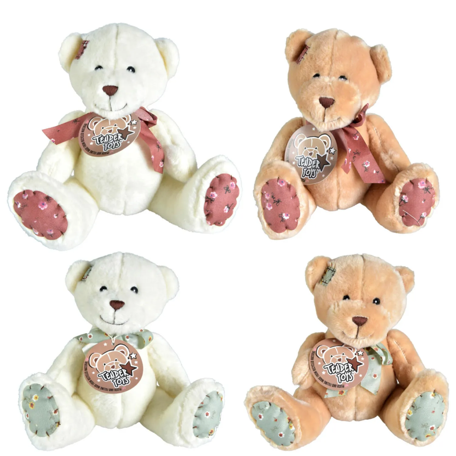 Pluchen Beer met Strik> Hot