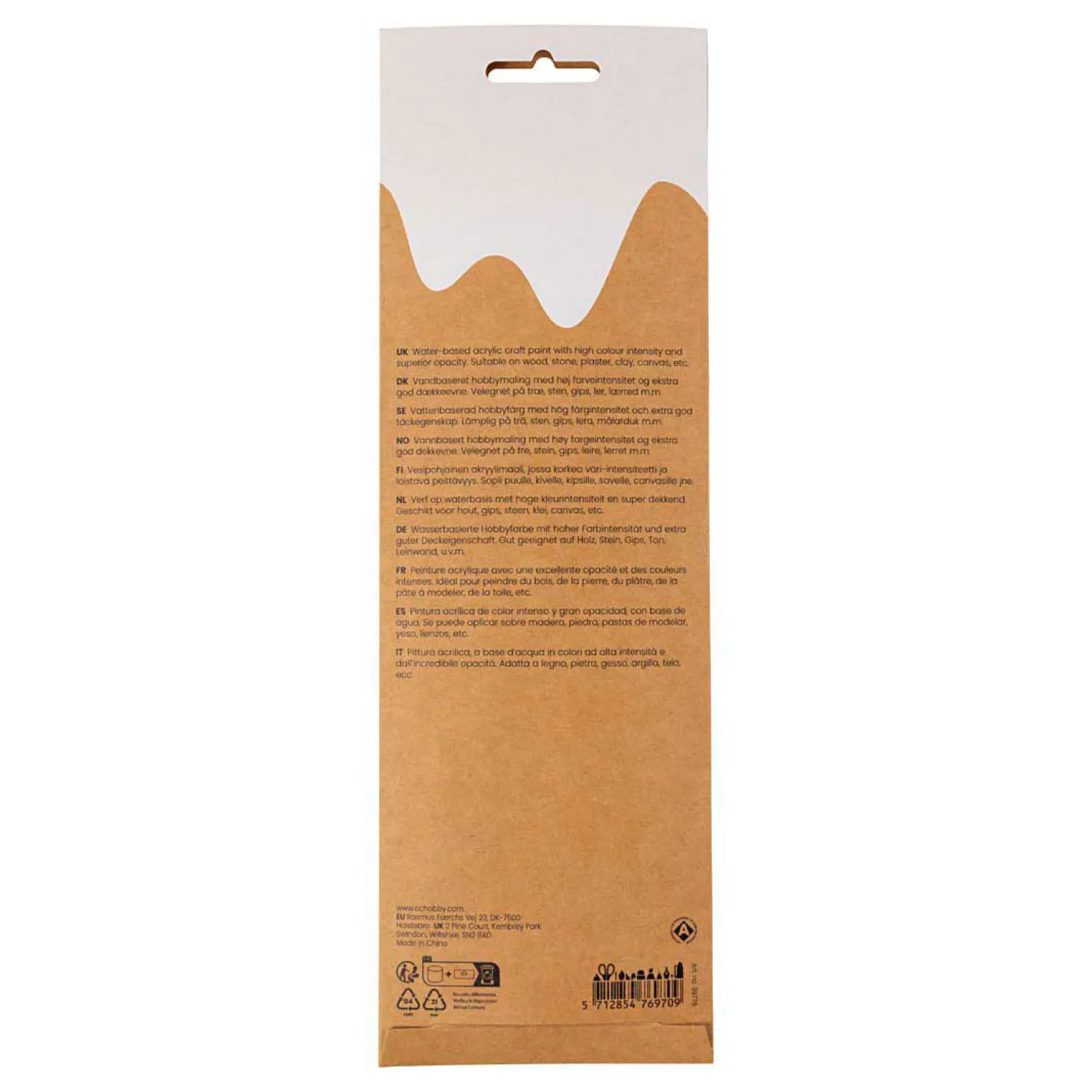 Plus Color Acrylverf Naturel Kleuren - 6x5ml.>Creativ Company Sale