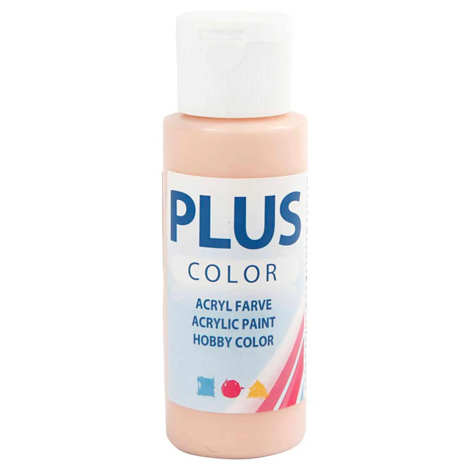 Plus Color Acrylverf Peach, 60ml>Creativ Company Outlet