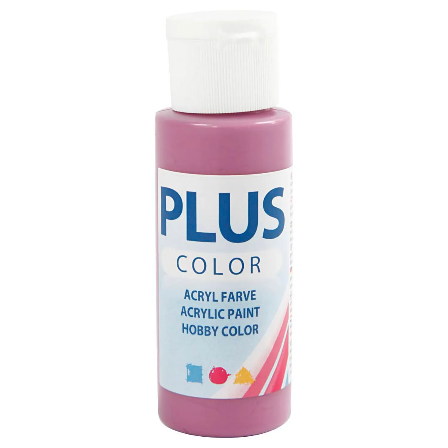 Creativ Company Plus Color Acrylverf Red Plum, 60ml Clearance