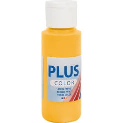 Creativ Company Plus Color Acrylverf, Yellow Sun, 60ml Discount