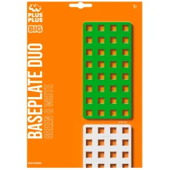 BIG Bouwplaat Wit/Groen, 2st.-Plus-Plus New