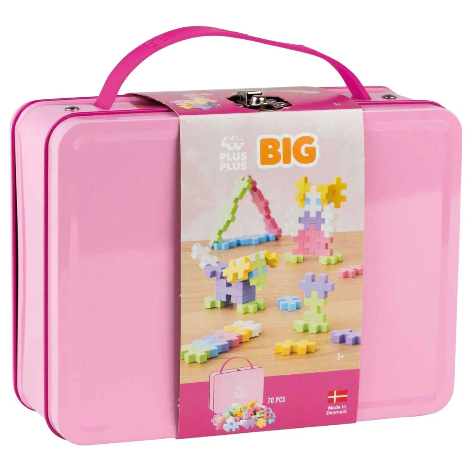 Plus-Plus BIG Speelgoedkoffer Pastel Bouwset - 70st. Hot