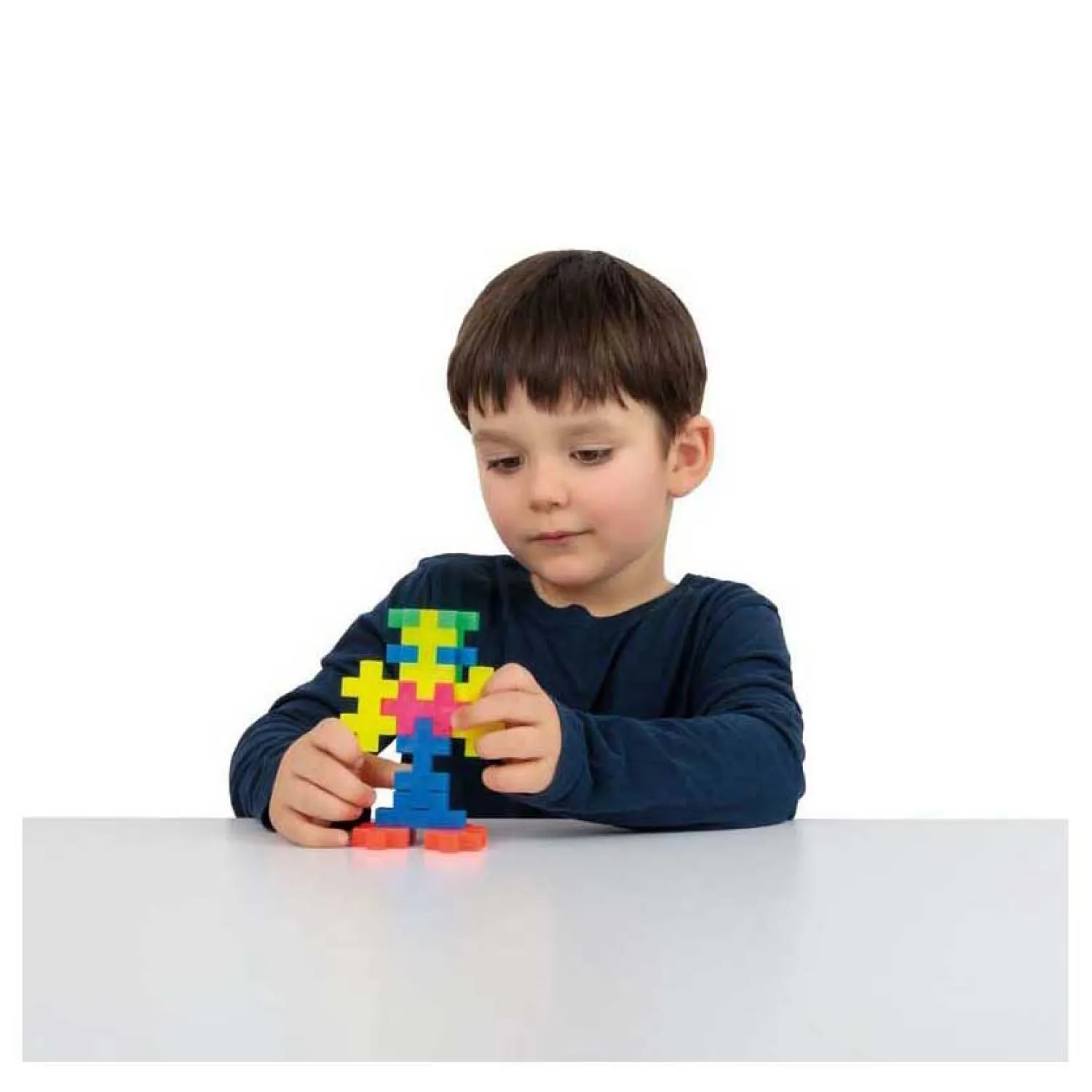 Plus-Plus BIG Tube Neon Bouwset - 15st. Hot