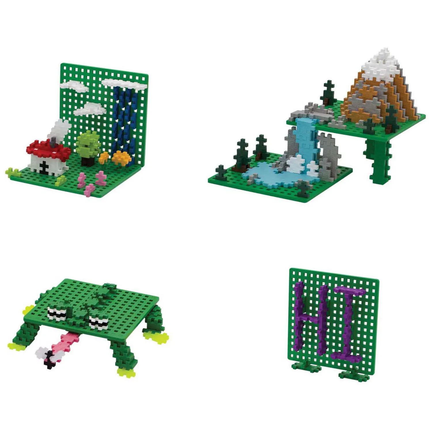 Bouwplaat Groen, 2st.-Plus-Plus Hot