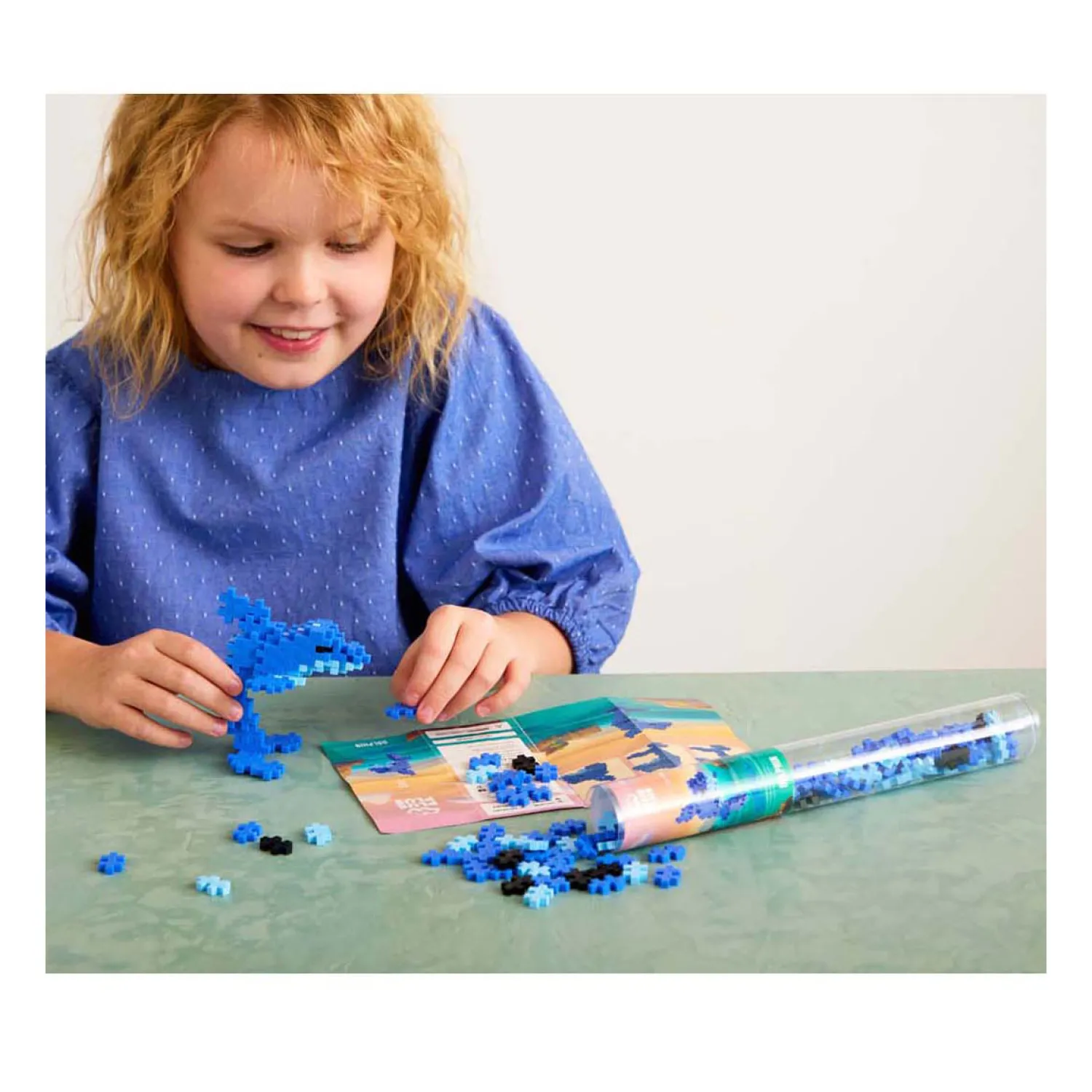 Dolfijn Tube Bouwset, 100st.-Plus-Plus