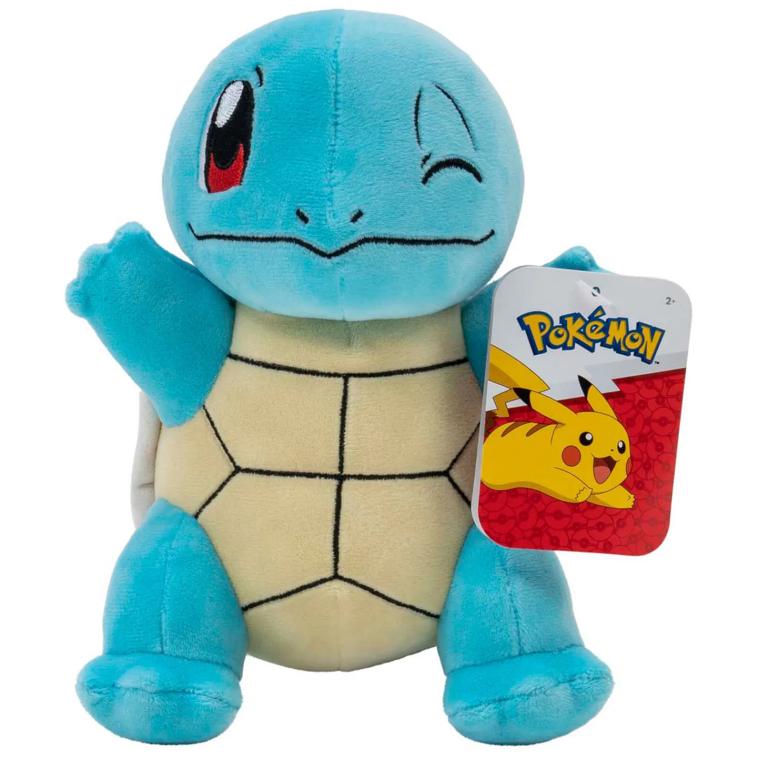 Pokémon Knuffel Pluche Squirtle, 20cm>Jazwares