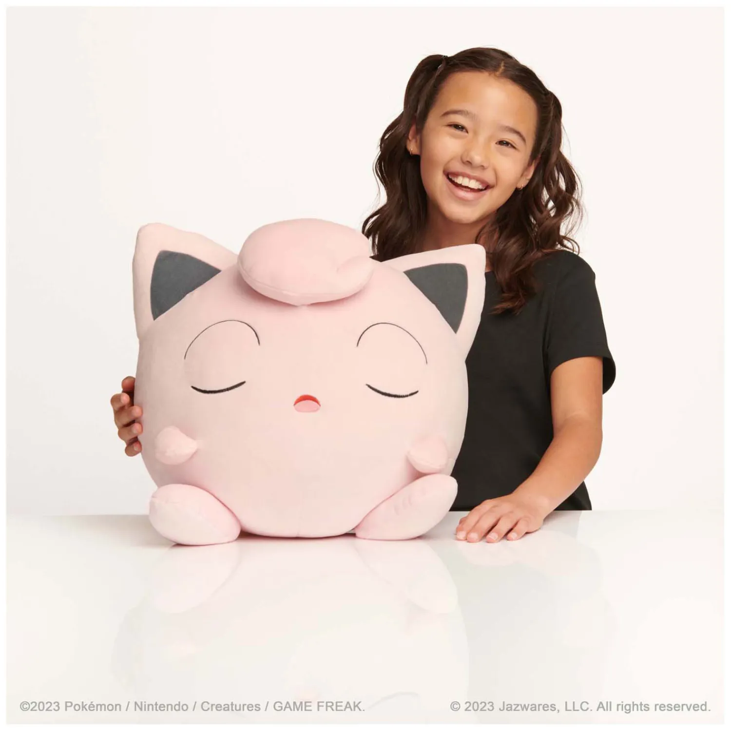Pokémon Slapende Knuffel Pluche Jigglypuff, 45cm-Jazwares New