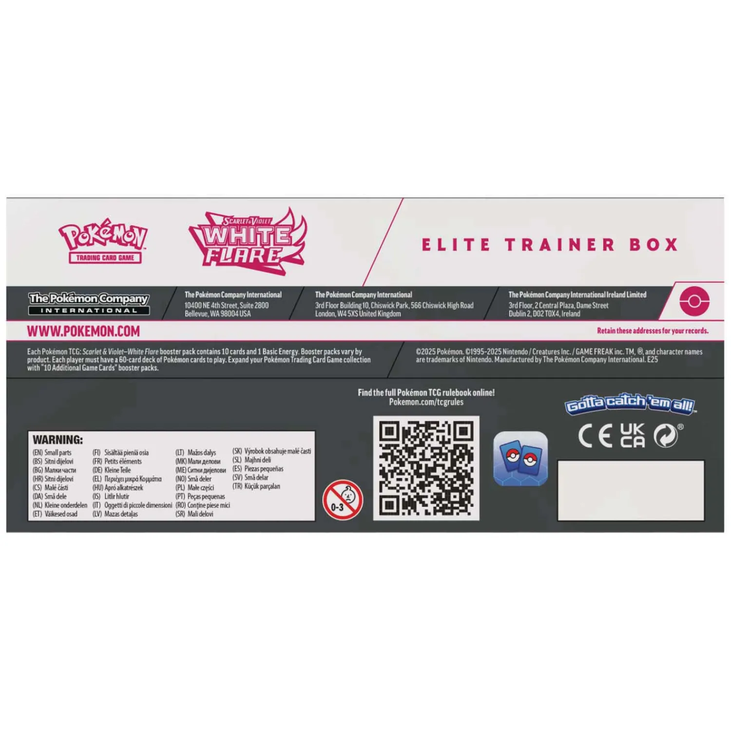 Asmodee Pokémon SV10,5 White Flare Elite Trainer Box Reshiram Online