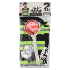 Politieset met Stopbord & Fluit, 3dlg. Clearance