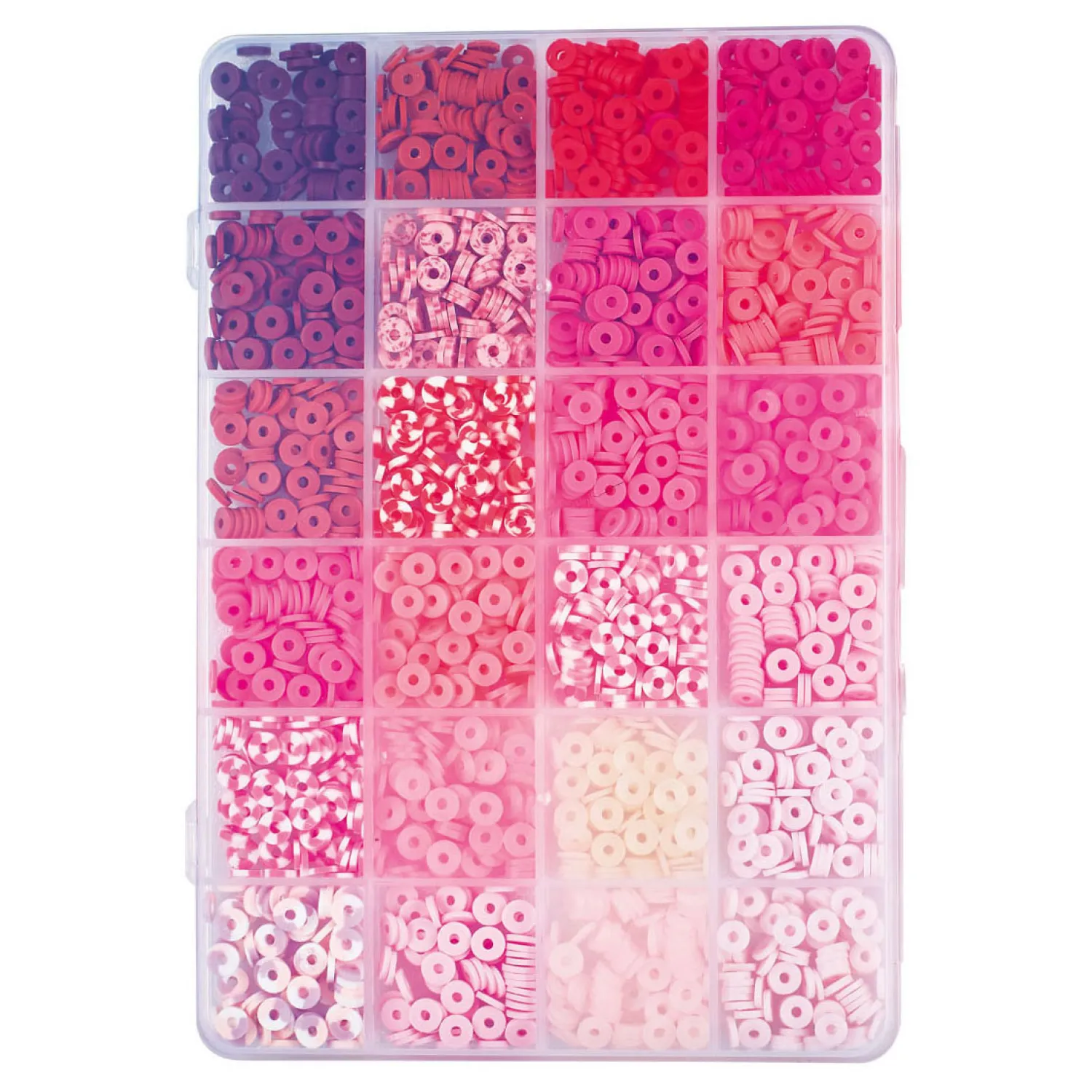 Polymeer Kralen Rood-Roze Tinten> Hot