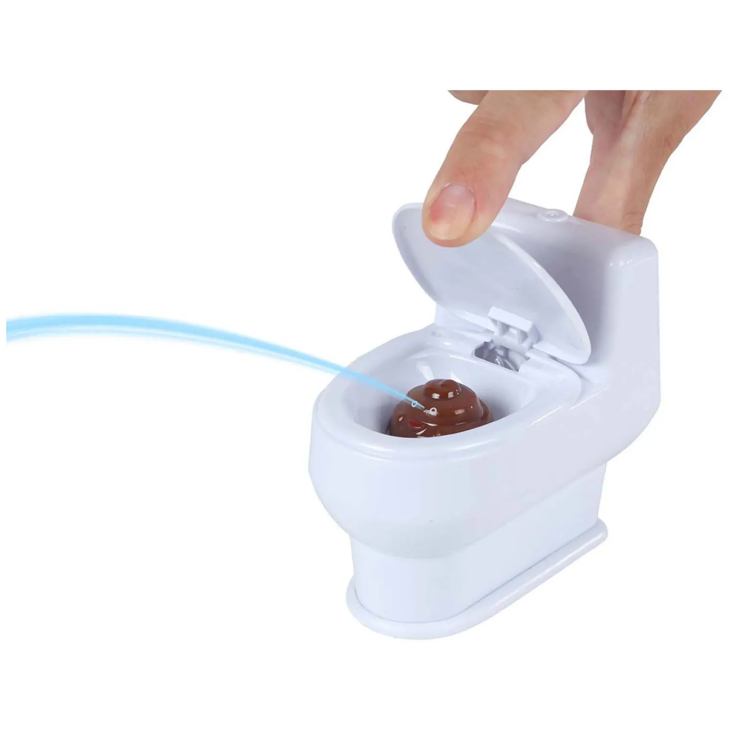 Poo Toilet met Drol - 10cm Hot