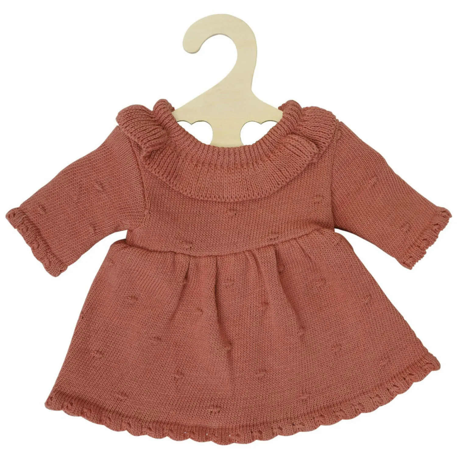 Heless Poppen Brei Jurk Perzik, 28-35 cm