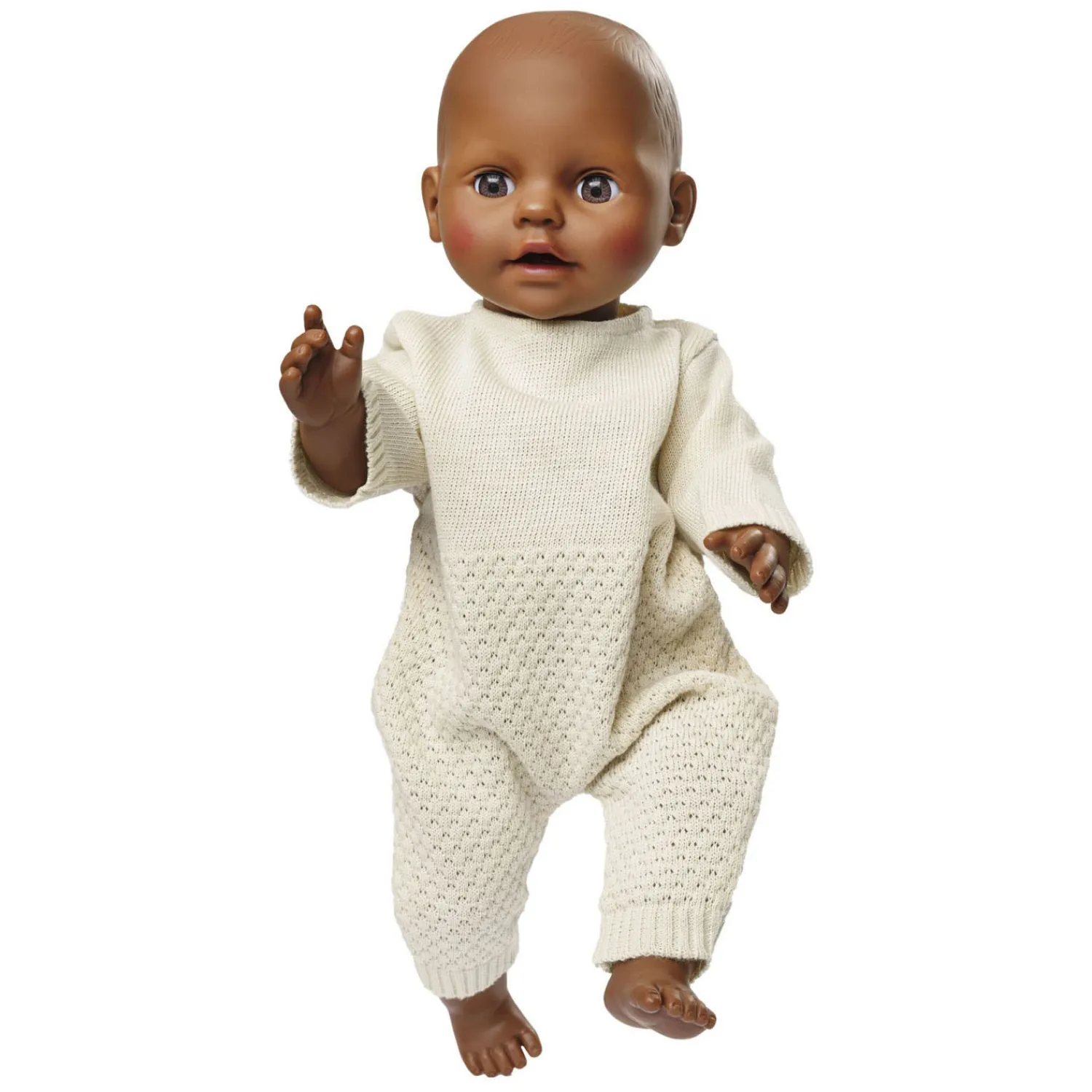 Heless Poppen Brei Overall Ecru, 28-35cm Online