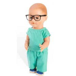 Poppen Doktersoutfit met Stethoscoop, 38-45 cm><noscript><img width=