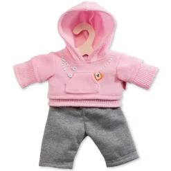 Poppen Jogging Outfit - Roze, 28-33 cm-Heless Outlet