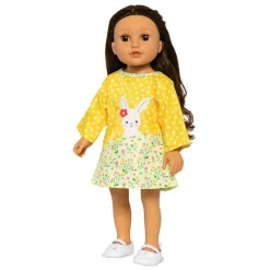 Heless Poppen Jurkje Bunny Lou, 35-45 cm