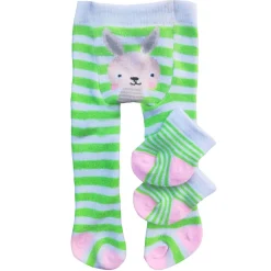 Poppen Panty en sokken Groen, 35-45 cm-Heless New