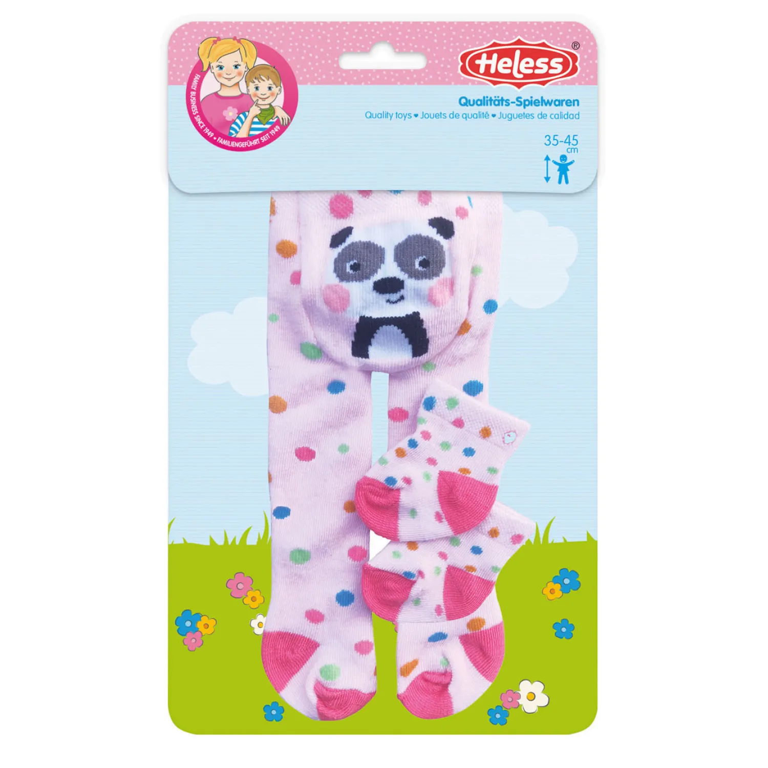 Poppen Panty en sokken Roze, 28-35 cm>Heless Hot